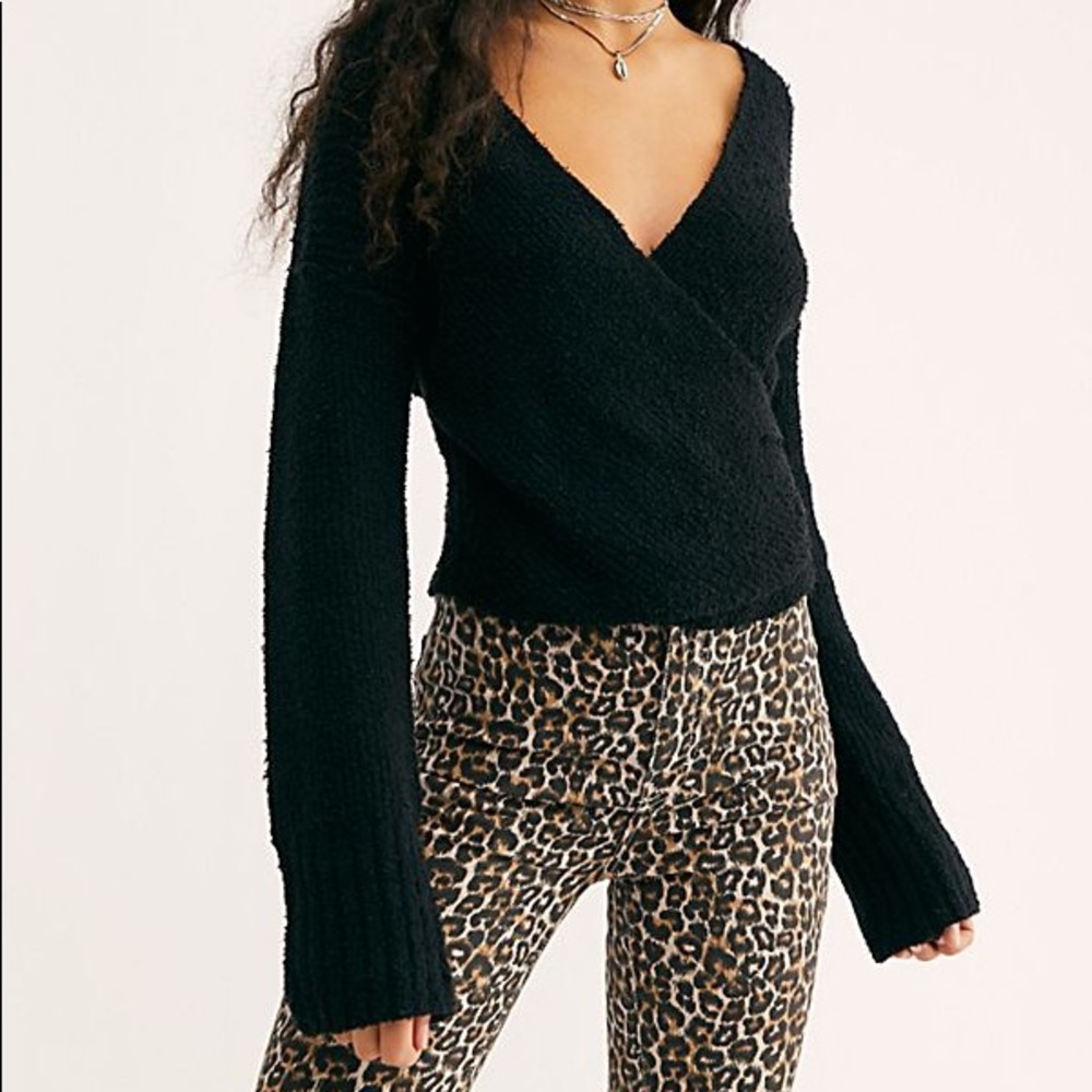 Free people wrap sweater